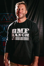 Load image into Gallery viewer, BMF Ranch Flag and Bison L/S T-Shirt
