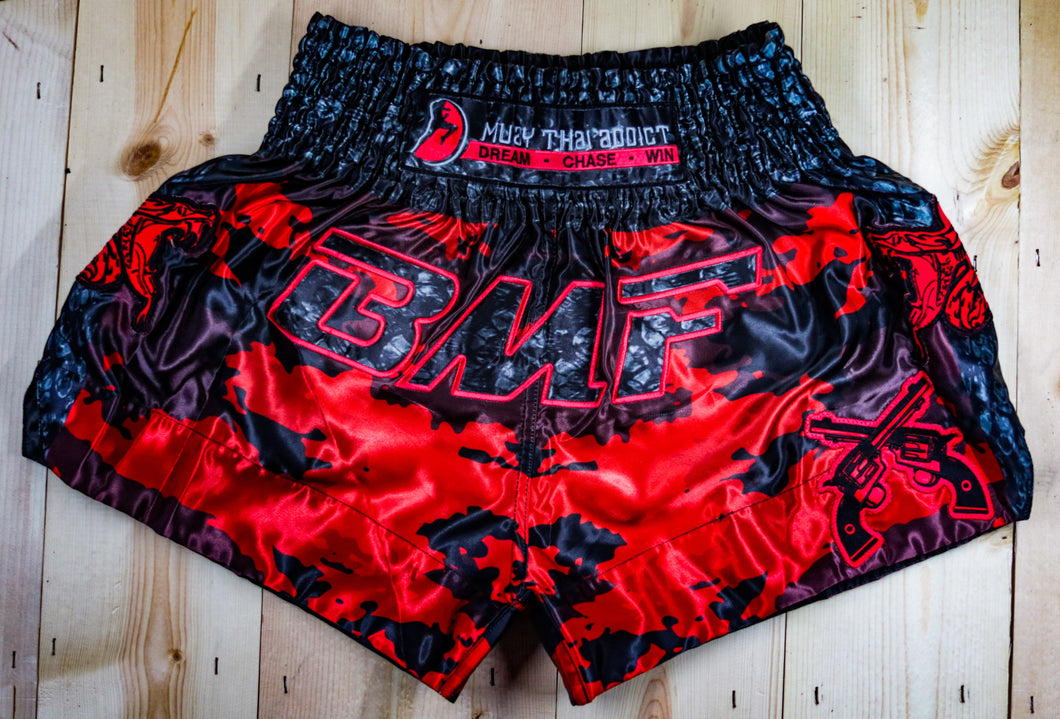 Red Camo Muay Thai Shorts