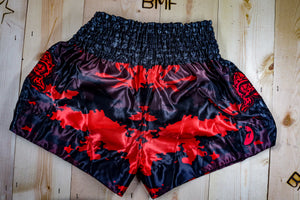 Red Camo Muay Thai Shorts