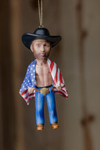 Load image into Gallery viewer, LIMTED EDITION AUTOGRAPHED Cowboy Cerrone Christmas Ornament

